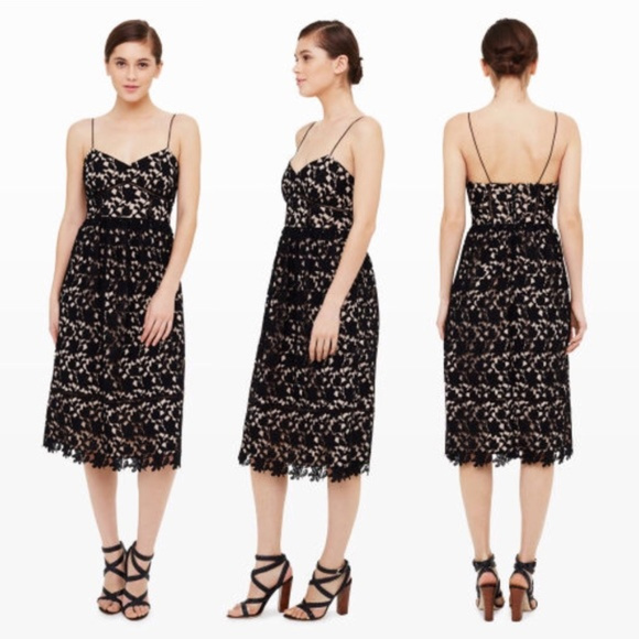 Club Monaco Bolari Dress - Black Lace - Picture 1 of 17